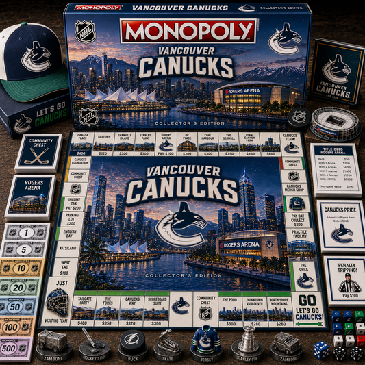 Premium NHL VAN Legacy Monopoly Collector’s Edition Board Game V2 NMD 150826 TTV