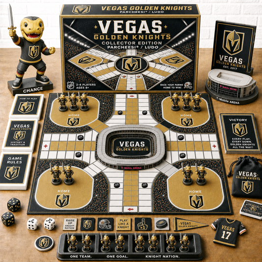 Premium NHL VGK Collector’s Edition Parcheesi Board Game
