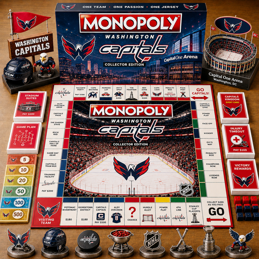 Premium NHL WC Game Night Monopoly Collector’s Edition Board Game V5