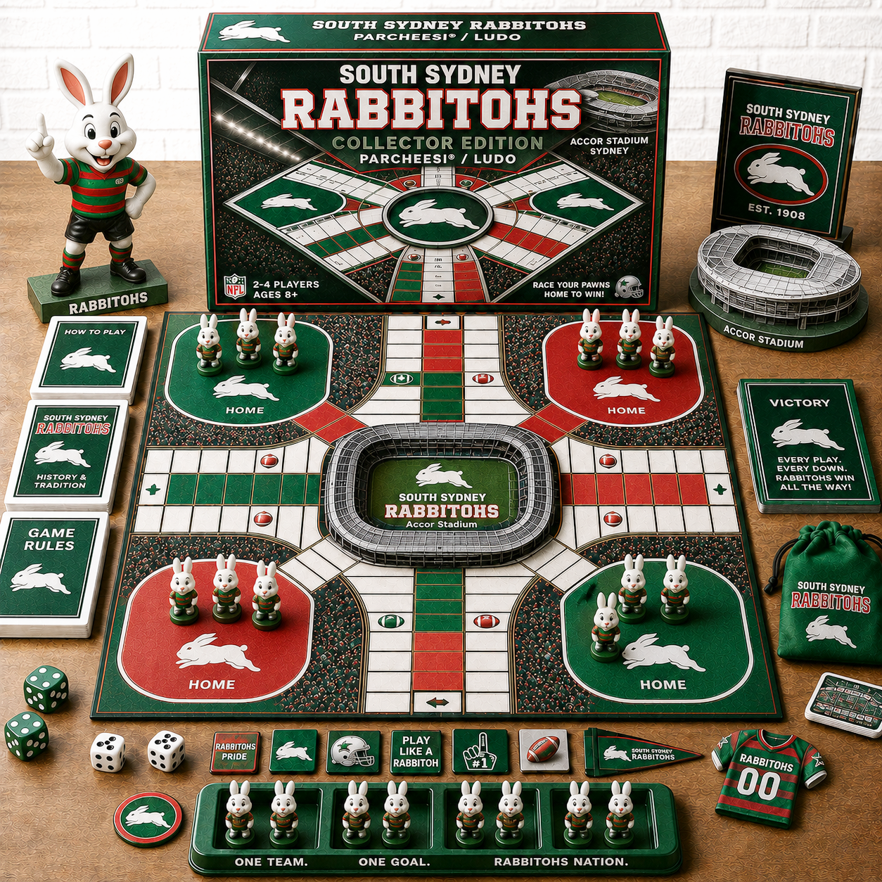 Premium NRL SSR Collector’s Edition Parcheesi Board Game