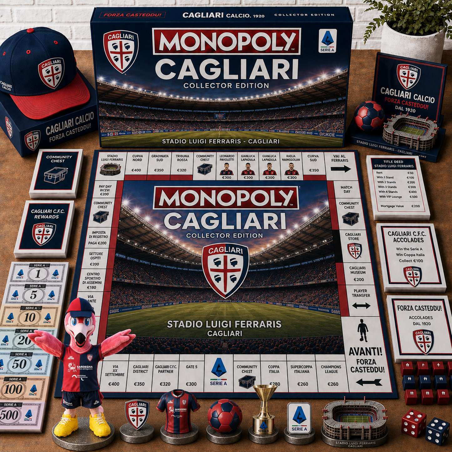 Premium Serie A CAG Monopoly Collector’s Edition Board Game