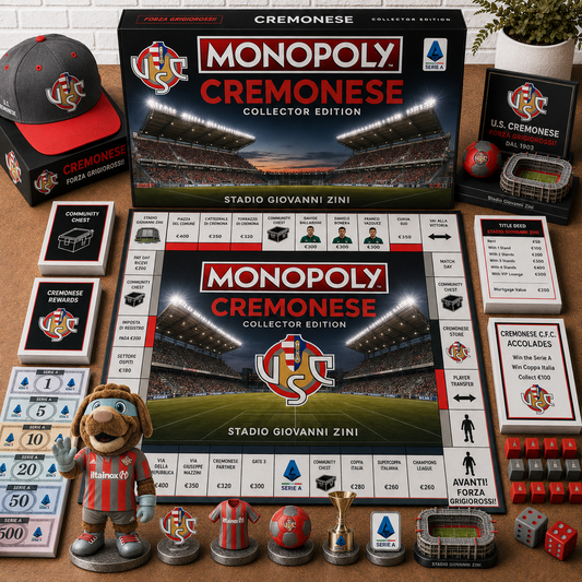 Premium Serie A CRE Monopoly Collector’s Edition Board Game