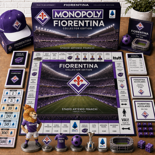 Premium Serie A FIO Monopoly Collector’s Edition Board Game