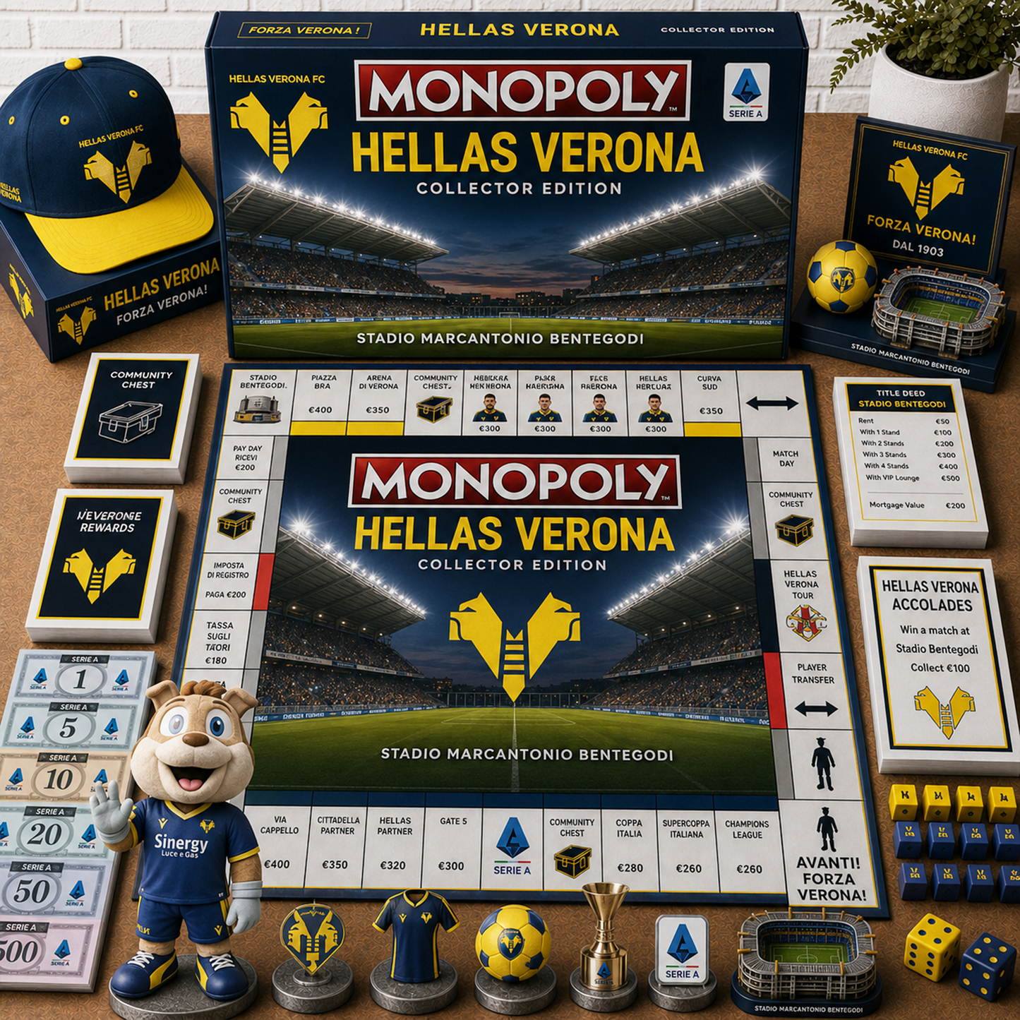 Premium Serie A HEL Monopoly Collector’s Edition Board Game