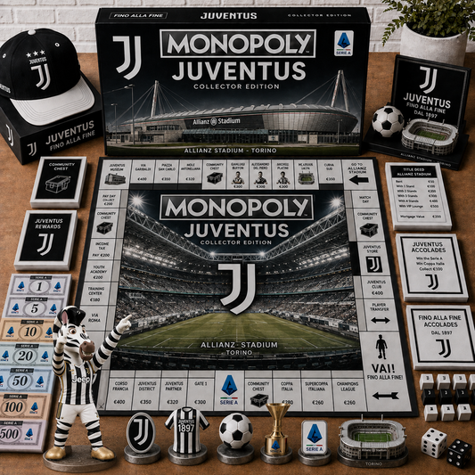 Premium Serie A JUV Monopoly Collector’s Edition Board Game