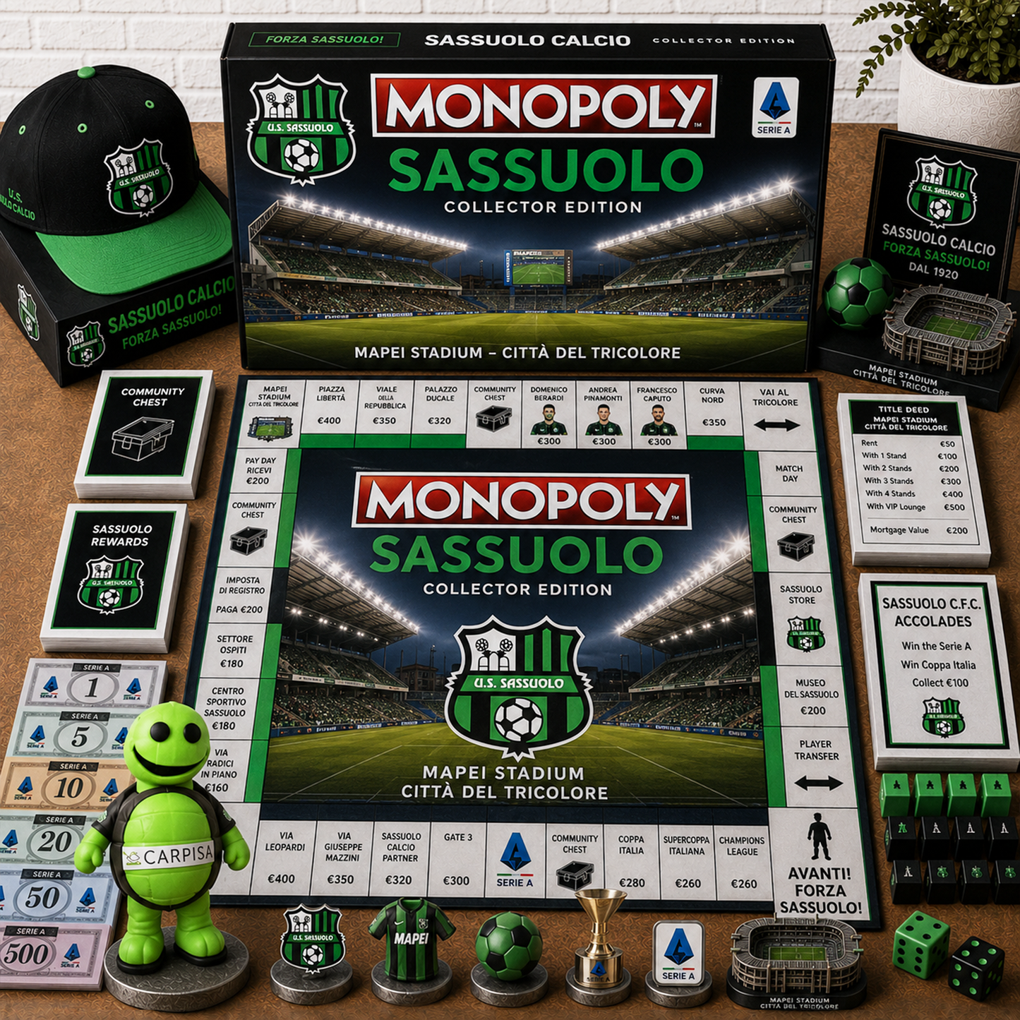 Premium Serie A SAS Monopoly Collector’s Edition Board Game