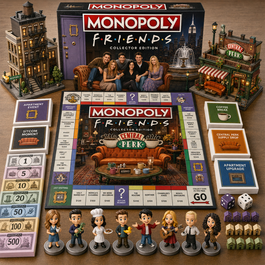 Premium Sitcom  FRI Monopoly Collector’s Edition Board Game