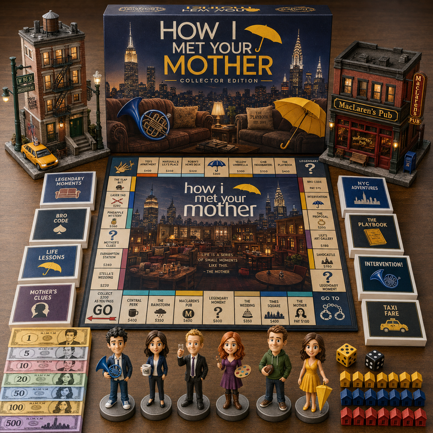 Premium Sitcom HIM Monopoly Collector’s Edition Board Game NMD 070826 TTV