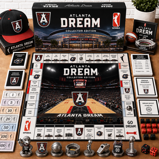 Premium WNBA ATL Monopoly Collector’s Edition Board Game