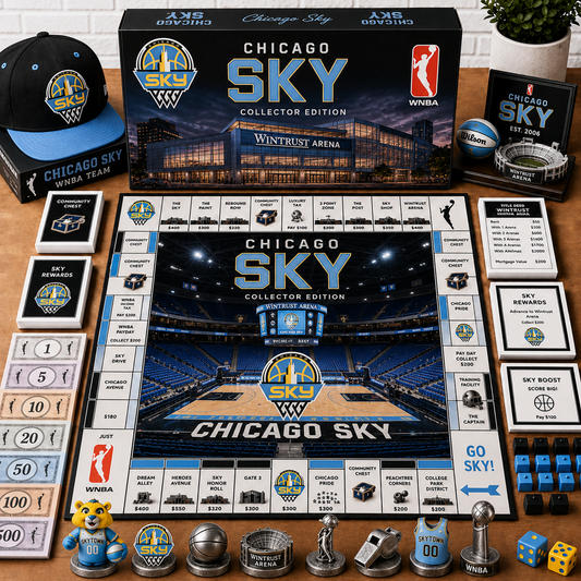 Premium WNBA CHI Monopoly Collector’s Edition Board Game