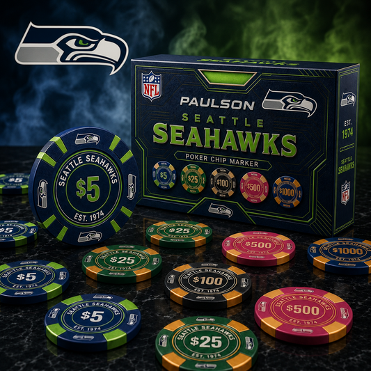 SEA X NFL Personalized Premium Poker Chip Gift