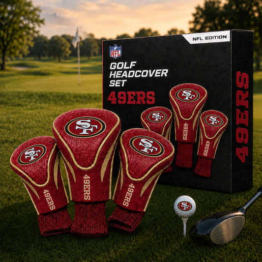 SF Team Golf NFL 3-Pack Contour Sock Headcovers
