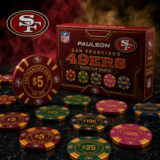 SF X NFL Personalized Premium Poker Chip Gift