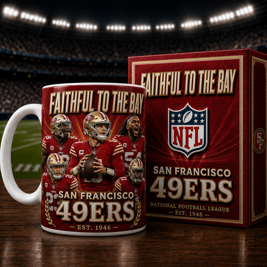SF X NFL commemorative ceramic mug 2007