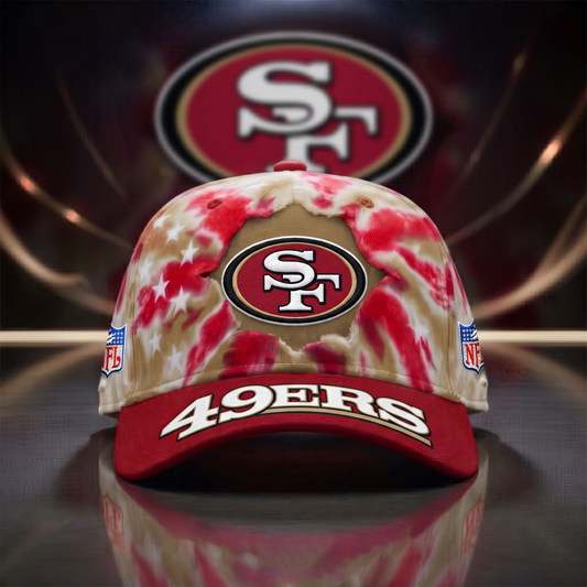 SF x NFL Game Day Tie Dye Cap