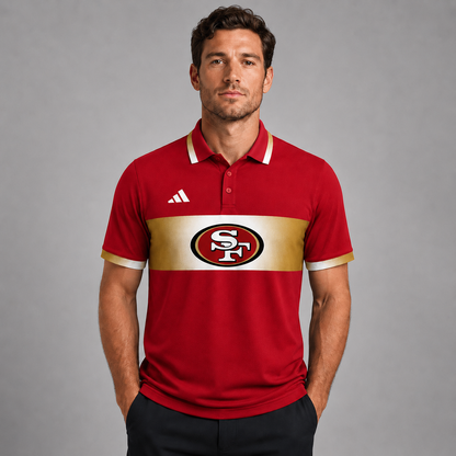 SF49 Premium NFL Personalized Match Day Polo Shirt
