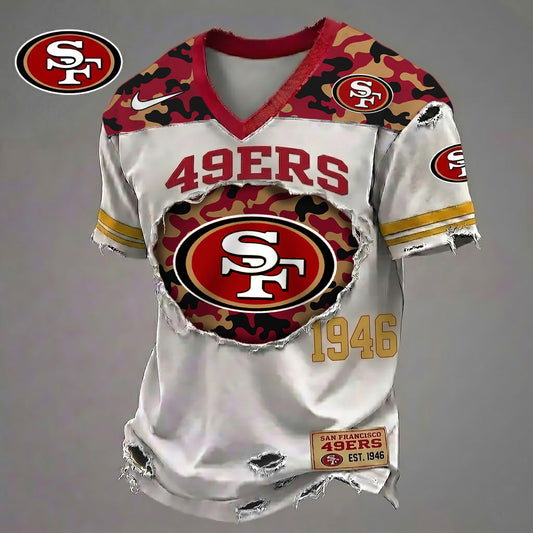 SF49 x NFL Luxury Camo Classic T-shirt DDT 290526 TTTZ