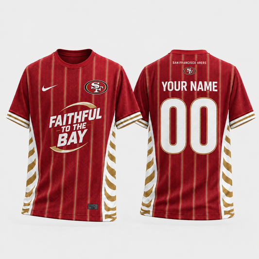 SF49 x NFL Personalized T-Shirt for Football Fans