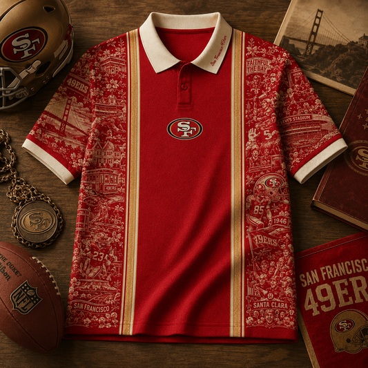 SF_NFL Heritage Polo Shirt Gifts For Fan - Limited Edition