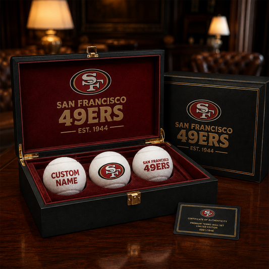 SF_NFL PERSONALIZED COMBO TENNIS BALL COLLECTOR BOX