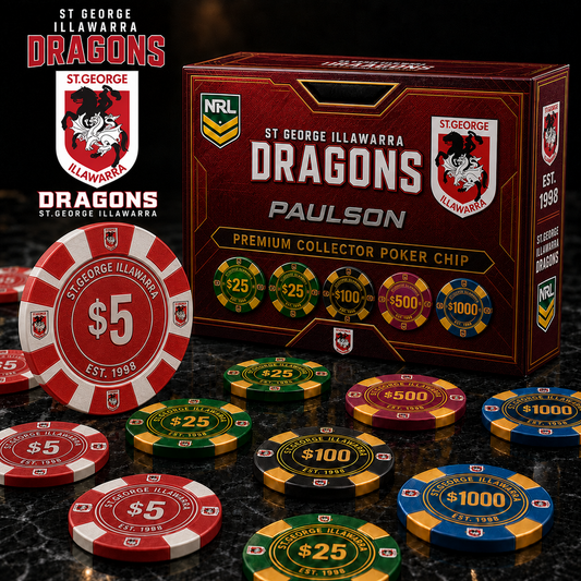 SGI X NRL Personalized Premium Poker Chip Gift