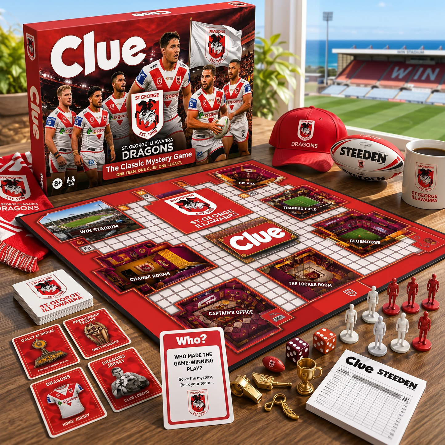 SGI X NRL THE MATCHDAY MYSTERY – PREMIUM COLLECTOR BOARD GAME