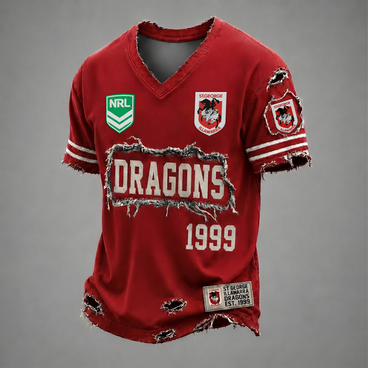 SGI x NRL LUXURY V-Neck T-Shirt 0306 DatND DVT