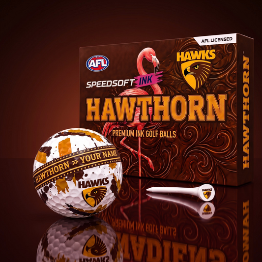 SIGNATURE AFL X HAW CDELUXE PERSONALIZED GOLF BALL SET LIMITED EDITION