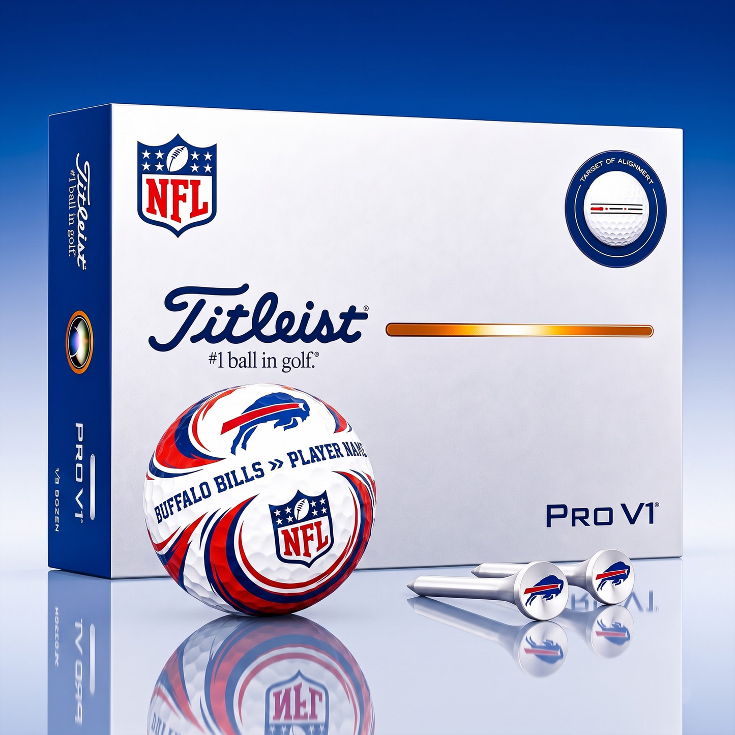 SIGNATURE NFL X BB DELUXE PERSONALIZED GOLF BALL  LIMITED EDITION V3