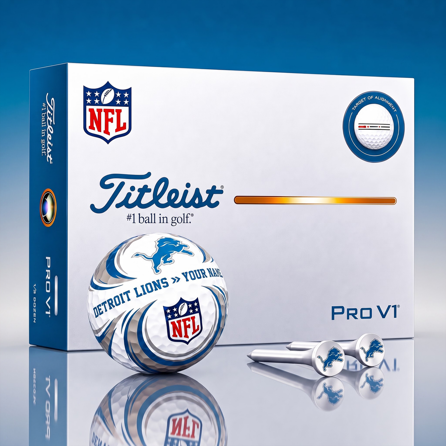 SIGNATURE NFL X DL DELUXE PERSONALIZED GOLF BALL  LIMITED EDITION V3