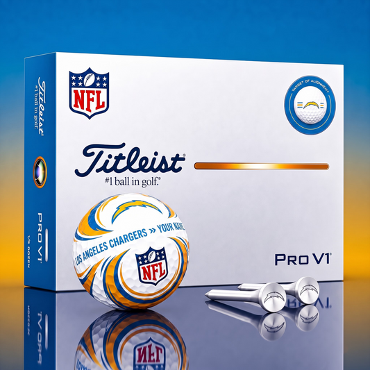 SIGNATURE NFL X LAC DELUXE PERSONALIZED GOLF BALL LIMITED EDITION V3