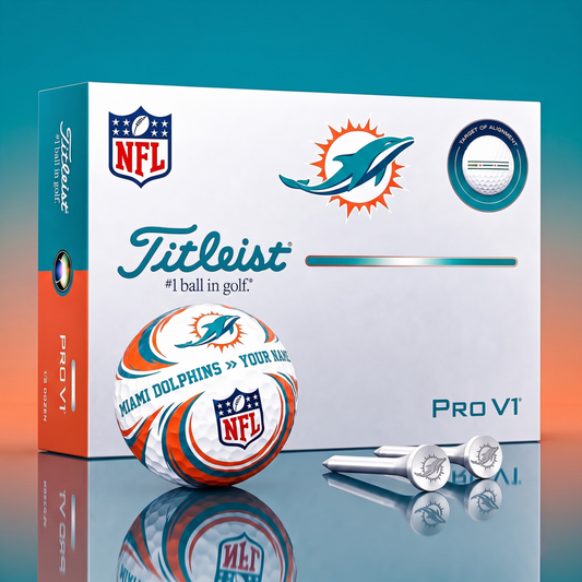 SIGNATURE NFL X MD DELUXE PERSONALIZED GOLF BALL  LIMITED EDITION V3