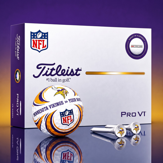 SIGNATURE NFL X MV DELUXE PERSONALIZED GOLF BALL  LIMITED EDITION V3