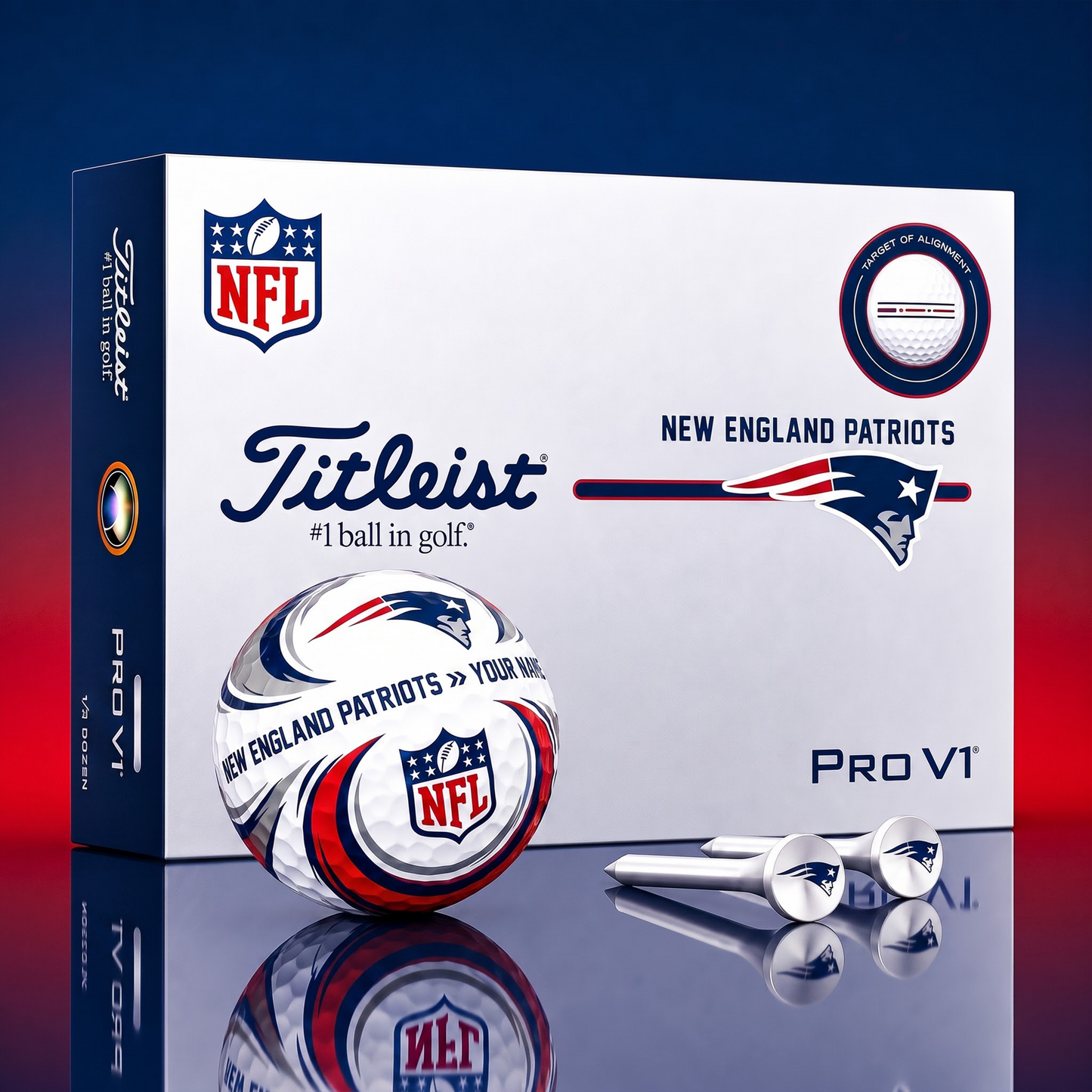 SIGNATURE NFL X NEP DELUXE PERSONALIZED GOLF BALL  LIMITED EDITION V3