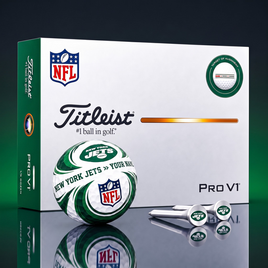 SIGNATURE NFL X NYJ DELUXE PERSONALIZED GOLF BALL  LIMITED EDITION V3