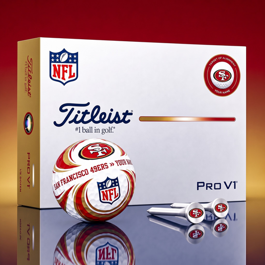SIGNATURE NFL X SF DELUXE PERSONALIZED GOLF BALL LIMITED EDITION V3