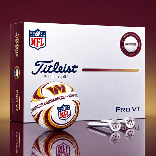 SIGNATURE NFL X WC DELUXE PERSONALIZED GOLF BALL  LIMITED EDITION V3