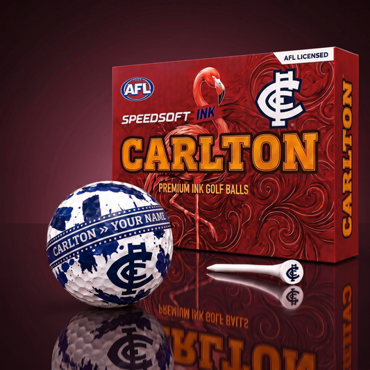 SIGNATURE AFL X CAR DELUXE PERSONALIZED GOLF BALL SET LIMITED EDITION NDT VHM 030826