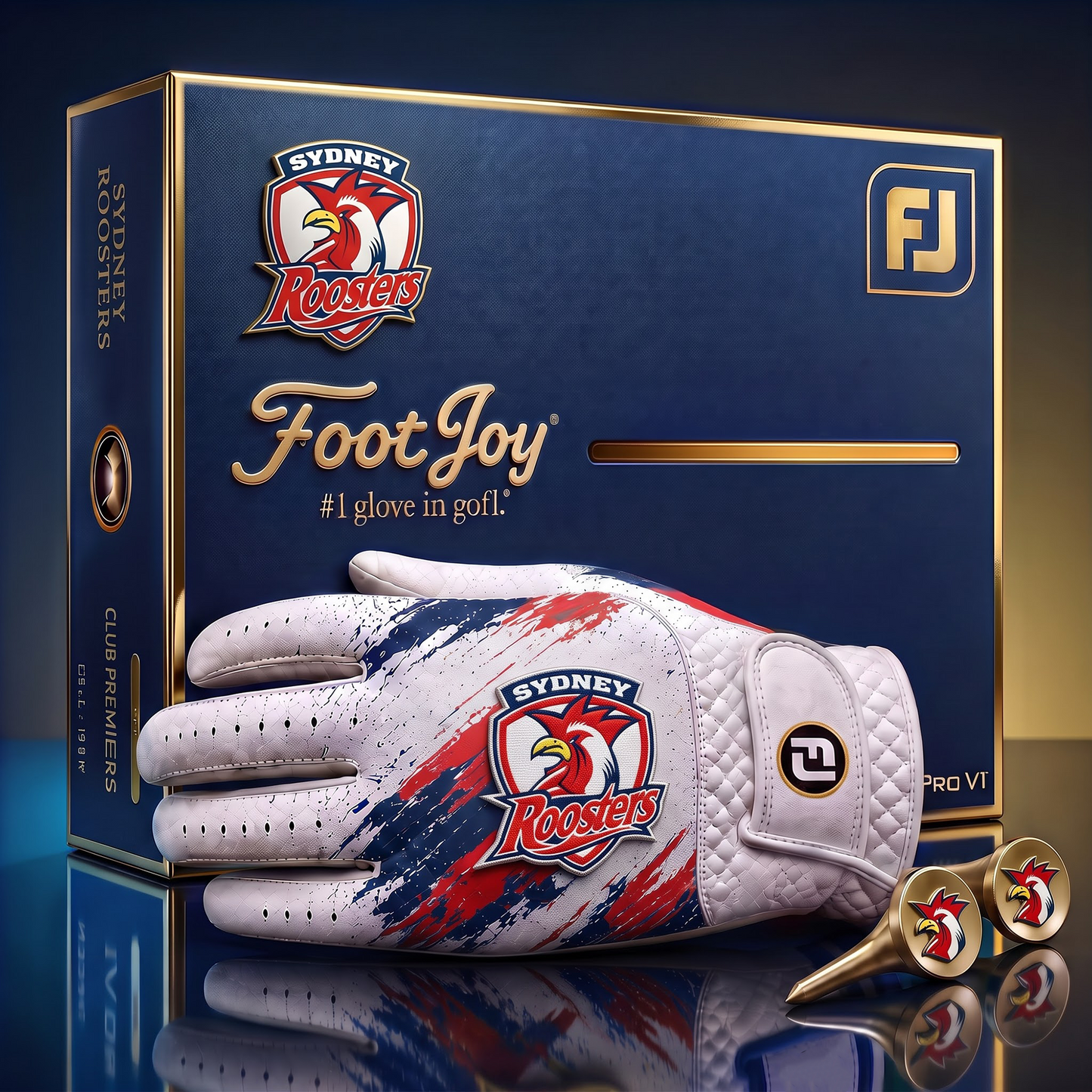 SR_SIGNATURE NRL DELUXE PERSONALIZED GOLF GLOVE SET LIMITED EDITION