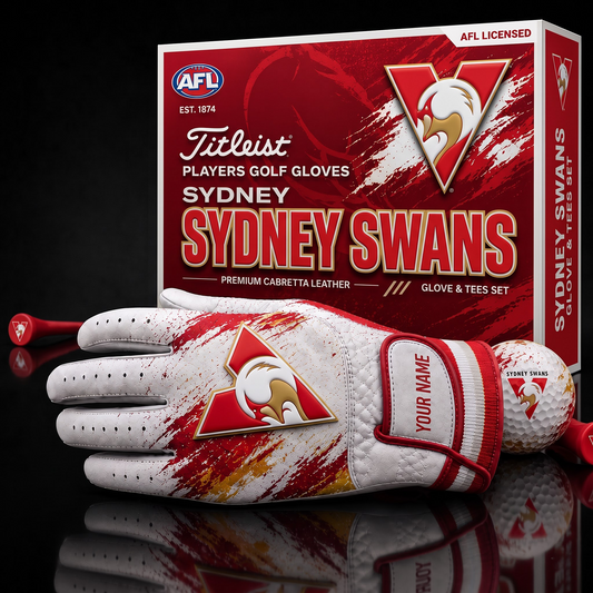 SYD AFL LUXURY PERSONALIZED GOLF GLOVE SET LIMITED EDTION