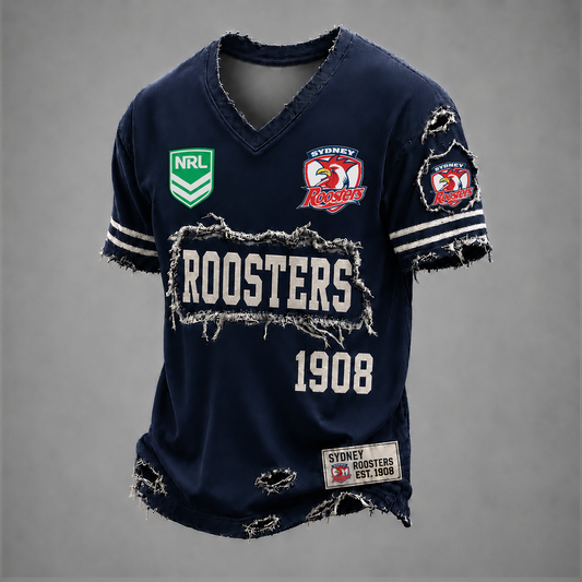 SYD x NRL LUXURY V-Neck T-Shirt 0306 DatND DVT