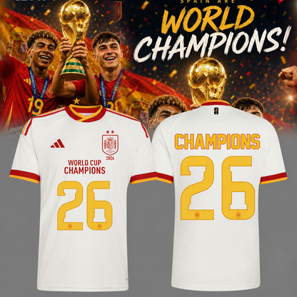 Spain National Football Team 2026 World Cup Champions V3 Shirt
