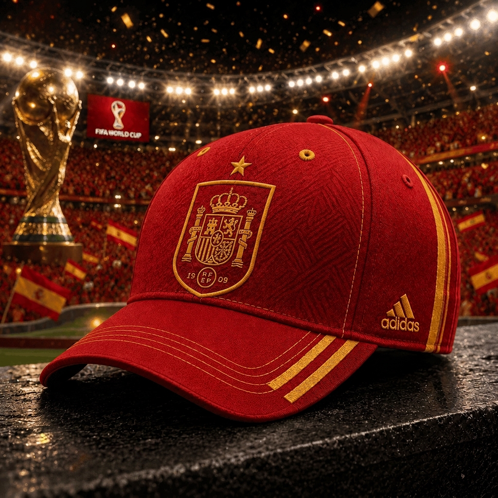 Spain National Football Team 2026 World Cup Champions V4 Classic Cap