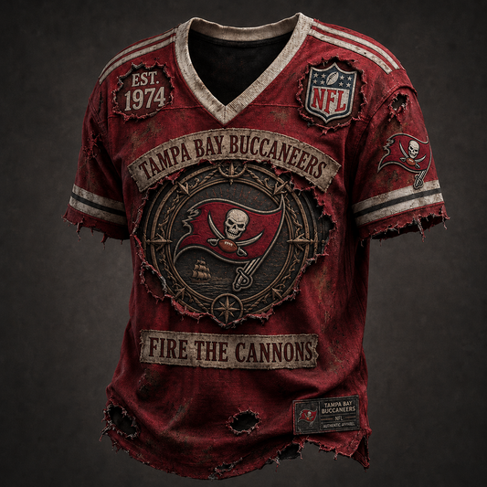TB X NFL Exclusive V-Neck T-Shirt 2007