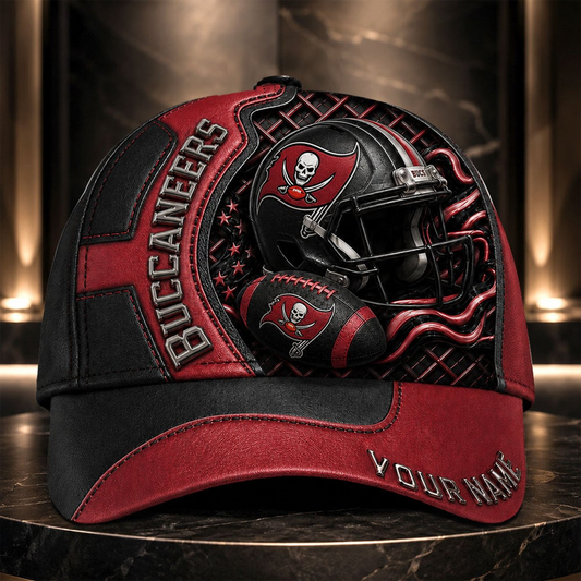TBB _NFL Legacy 3D Premium Leather Cap – Personalized Edition