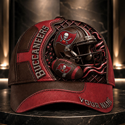 TBB _NFL Legacy 3D Premium Leather Cap – Personalized Edition
