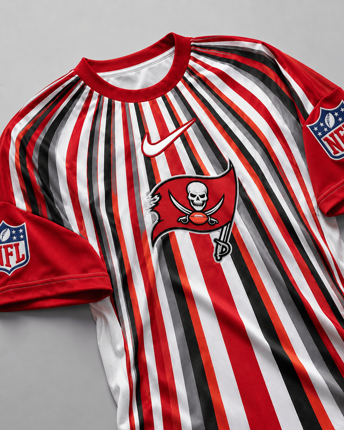 TBB Premium NFL Men’s Athletic Vertical Stripe T-Shirt