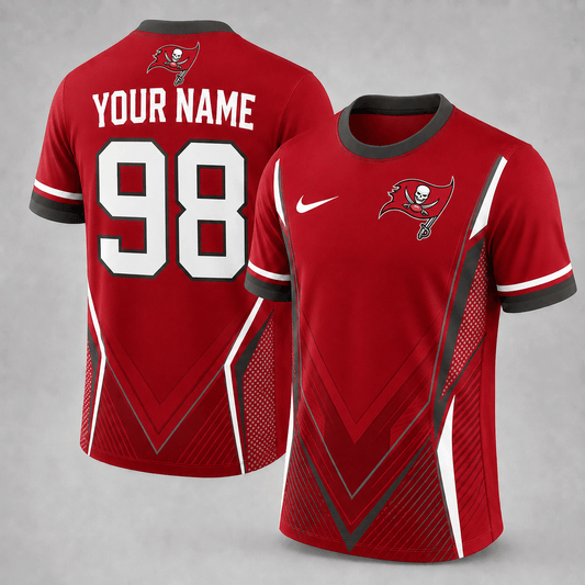 TBB x NFL Custom Name Number Personalized Athletic T-Shirt