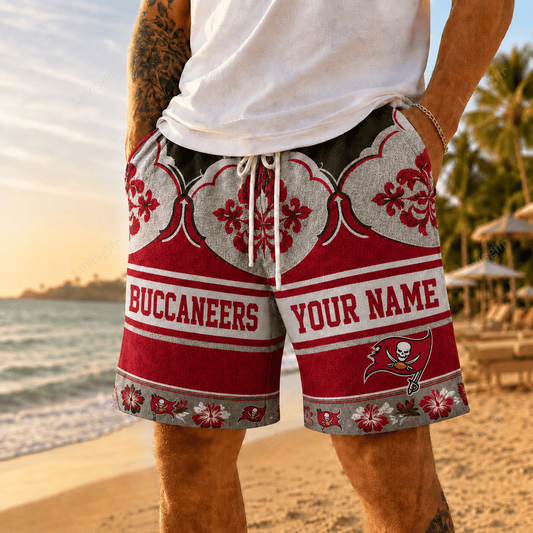 TBB x NFL Premium Beach Short Personalized Gift For Fan