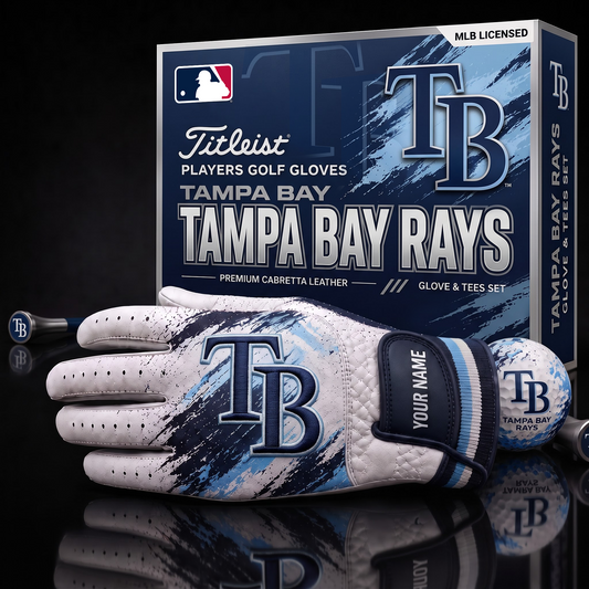 TBR_MLB LUXURY PERSONALIZED GOLF GLOVE SET LIMITED EDTION